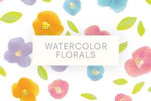 Watercolor Florals Pattern