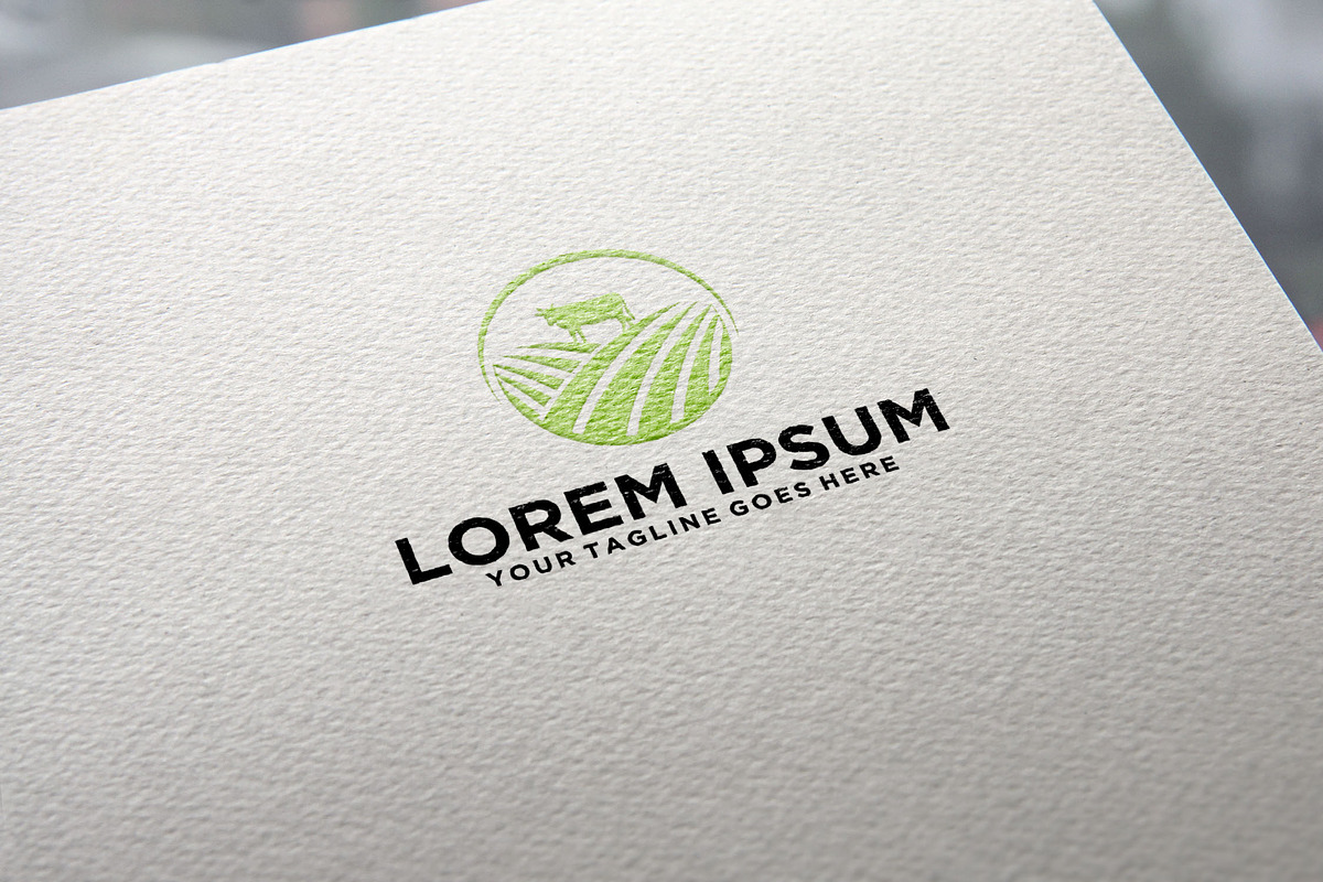 Cattle livestock and plantations log, a Branding & Logo Template by REDVY CREATIVE