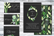 Wedding Watercolor Tulips Set, an Illustration by WBS Design (Thumbnail 2 of 9)