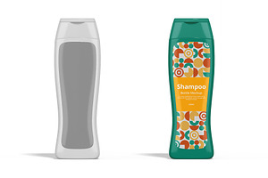 Shampoo Bottle Mockup