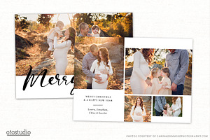 Christmas Card Template CC280