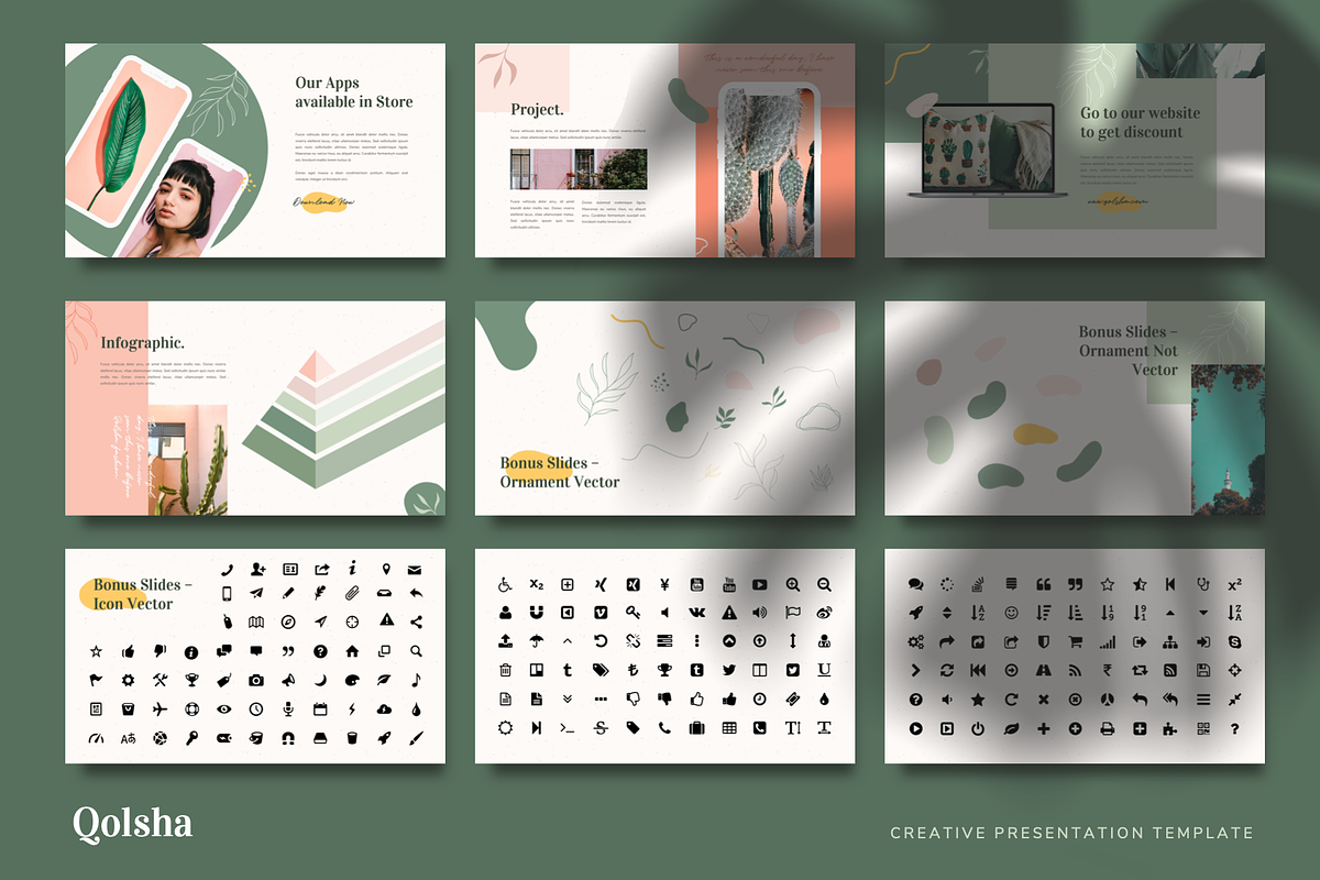 Qolsha - Creative Powerpoint, a Presentation Template by Masdika Studio (Photo 6 of 10)