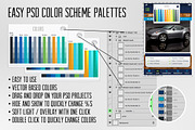 Easy PSD Color Scheme Palette, a Templates & Theme by Brian White Design Goods (Thumbnail 1 of 3)
