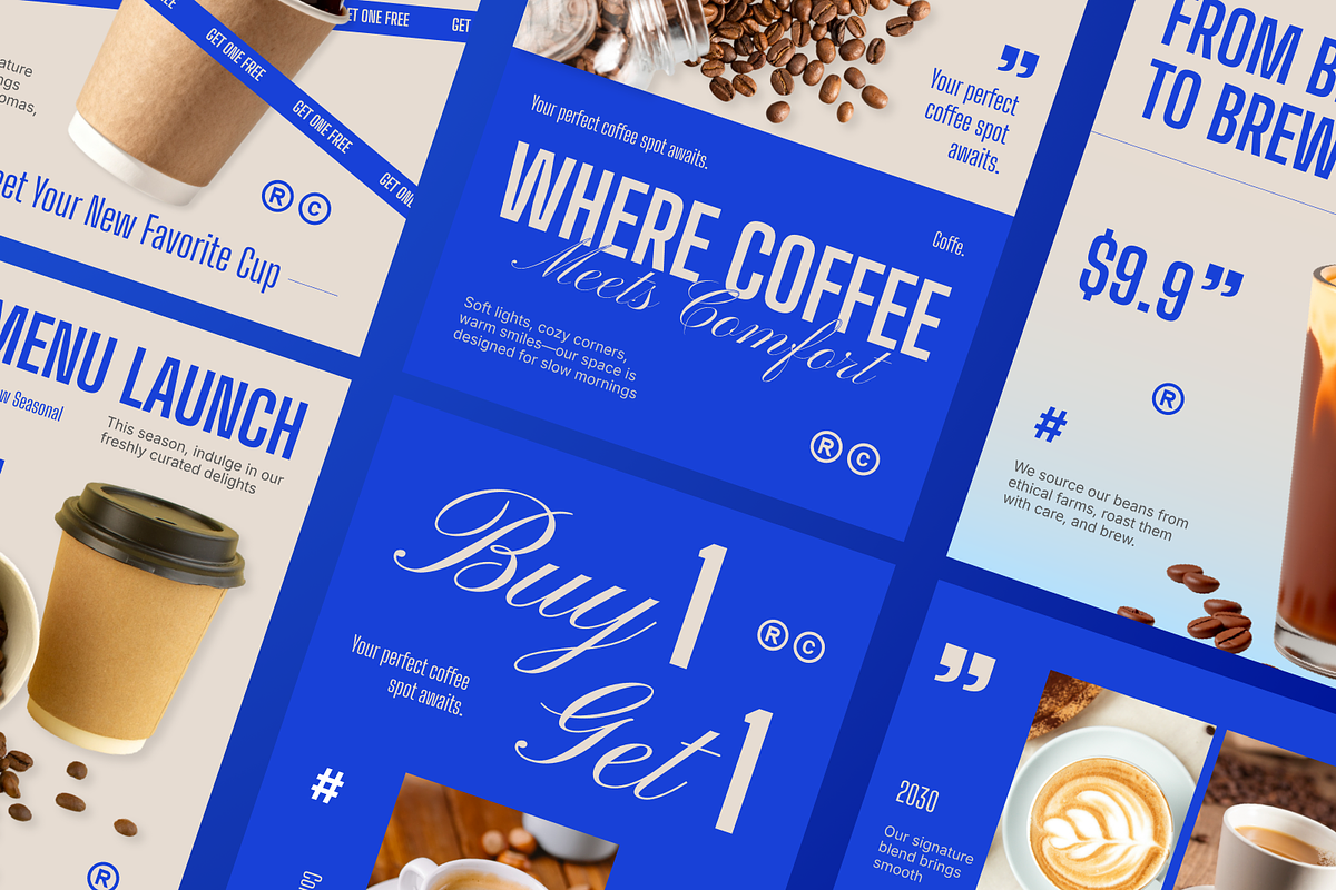 Coffee Shop Instagram Post, a Social Media Template by Annora Studio (Photo 2 of 6)