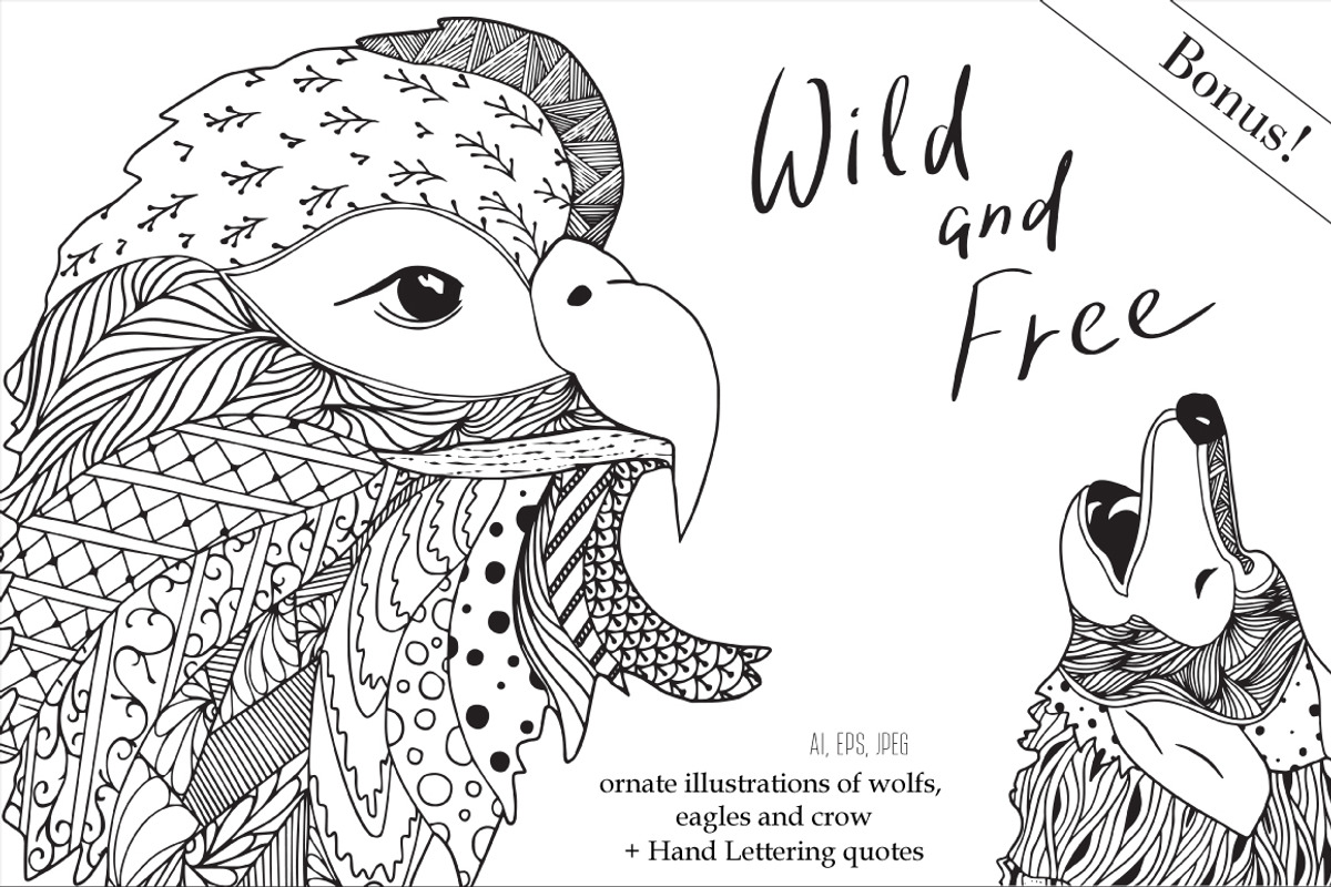 Free and wild.Doodling collection, an Animal Illustration by Funny-sunny (Photo 1 of 13)