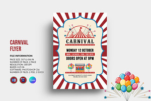 Carnival Fun Fair Flyer V1347, a Flyer Template by Template Shop