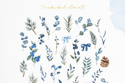 Cold winter.Watercolor Christmas Set, a Seasonal Illustration by Ooh Lily (Thumbnail 13 of 20)