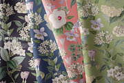 Pastel Botanical Pattern and Plants, a Pattern Graphic by likorbut (Thumbnail 4 of 11)