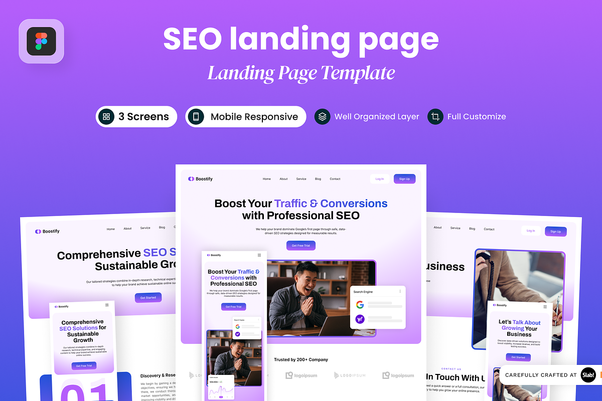 Boostify - SEO Landing Page