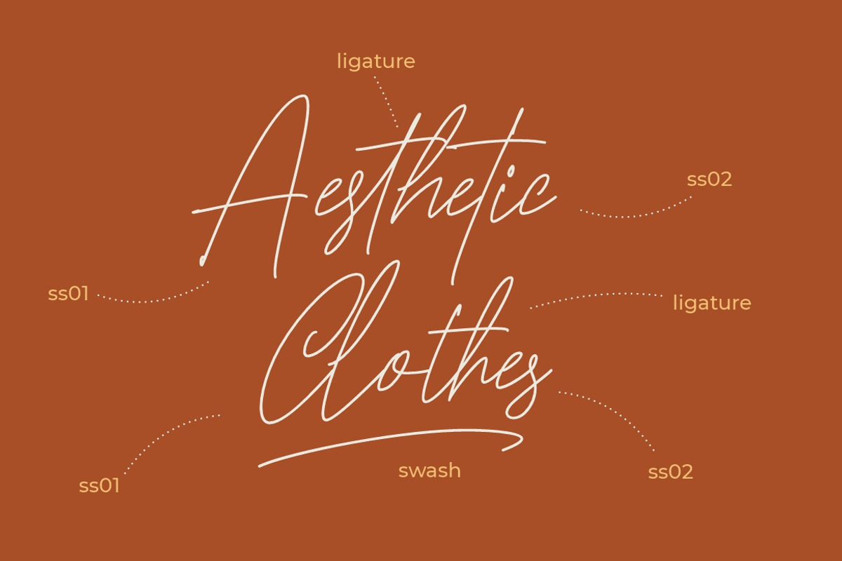 Monstera Signature Monoline, a Script Font by Creatype Studio (Photo 2 of 9)