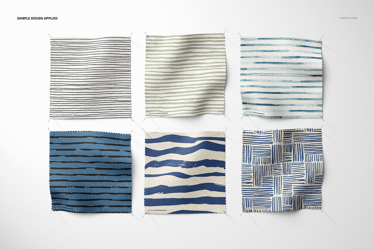 Fabric Swatches Mockup Set 2, a Product Mockup by creatsy5 (Photo 5 of 15)