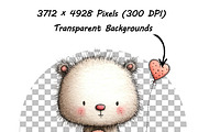 Whimsical Doodle Valentine Animals, an Illustration by one-touch (Thumbnail 14 of 19)