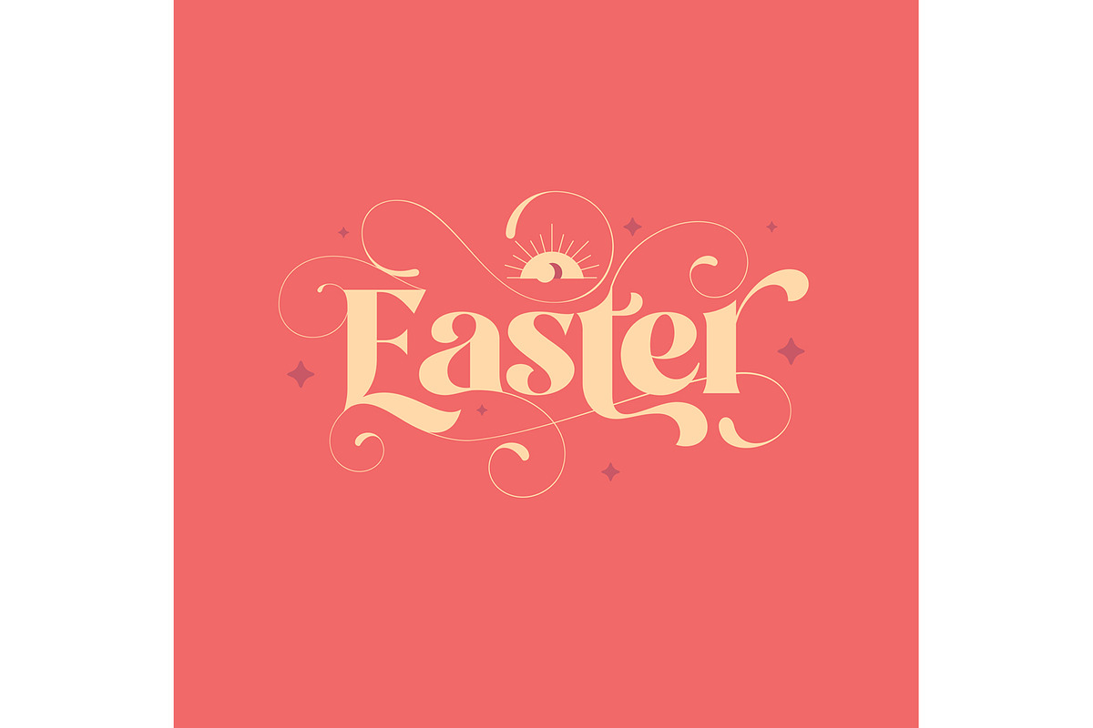 Easter title lettering empty tomb, a Graphic by Sync Design Soultions