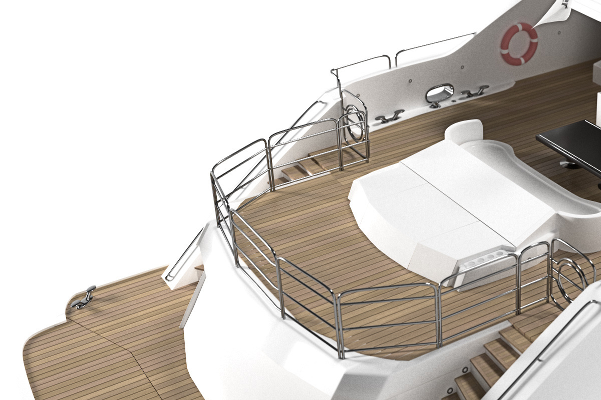 Sunseeker Predator 130 superyacht, a Cars & Vehicle 3D Model by arapps3d (Photo 9 of 21)