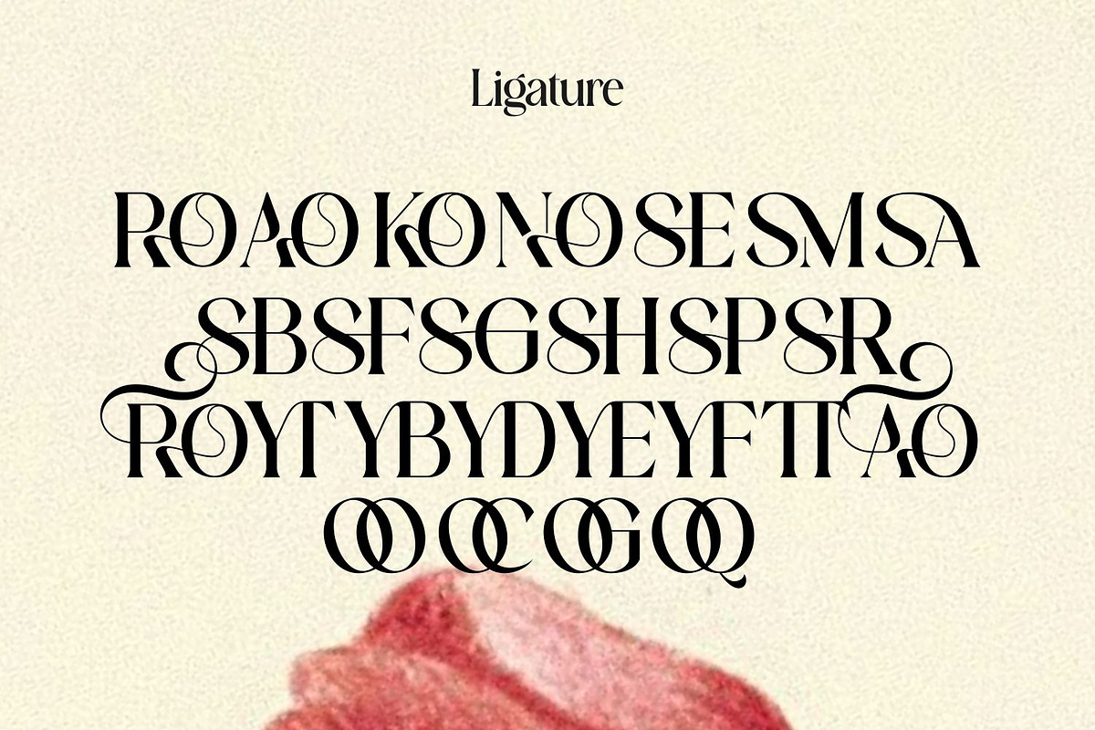 Roses Smyth Elegant Font, a Serif Font by Haps Space (Photo 13 of 15)