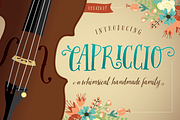 Capriccio Family, a Serif Font by Ornaments of Grace (Thumbnail 1 of 5)
