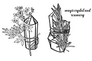 magic crystals, an Illustration by Vavavka (Thumbnail 3 of 11)
