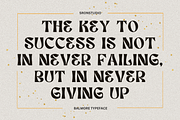 Balmore, a Serif Font by Sronstudio (Thumbnail 5 of 11)