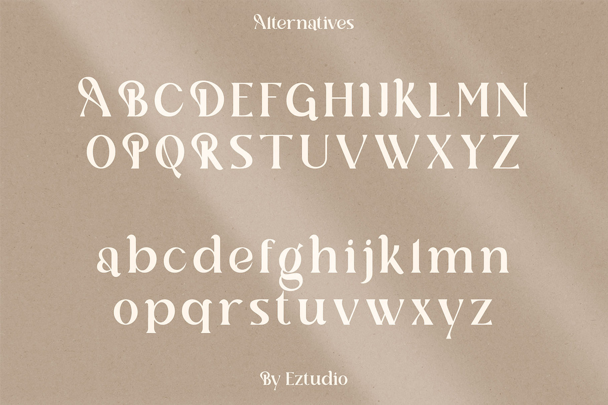 Laisha - Modern Display Font, a Serif Font by Eztudio (Photo 10 of 13)