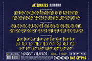 Morant Chastor Typeface, a Blackletter Font by alit design (Thumbnail 9 of 17)
