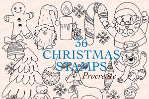 Christmas Digital Stamps