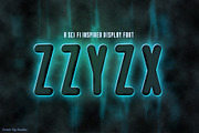 ZZYZX Sci-fi Inspired Display Font, a Sans Serif Font by Porter Fig (Thumbnail 1 of 5)