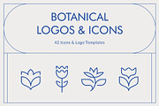 Botanical Logo Kit, a Branding & Logo Template by Paulina Sara Design (Thumbnail 1 of 11)