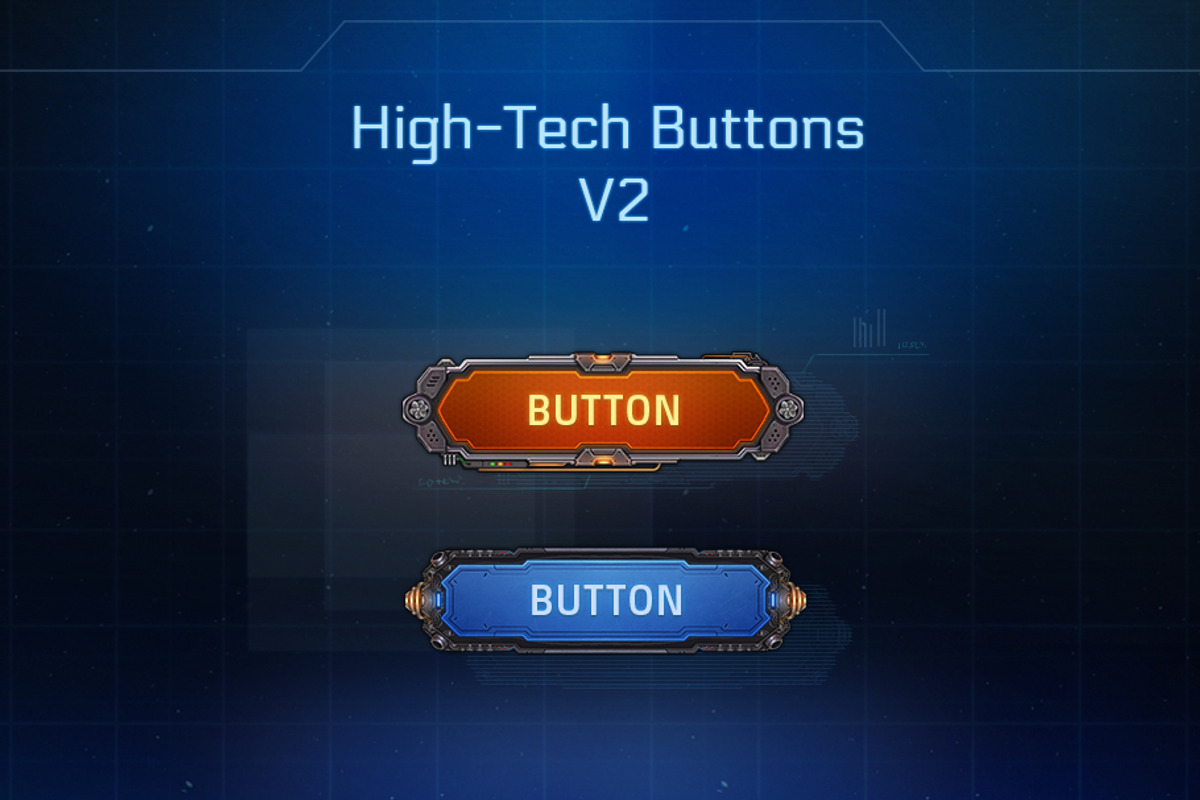 High-Tech Buttons Vol. 2, an Object Graphic by Kodiak Graphics (Photo 1 of 2)