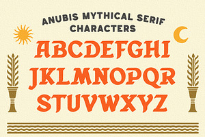 Anubis Mythical - Display Font