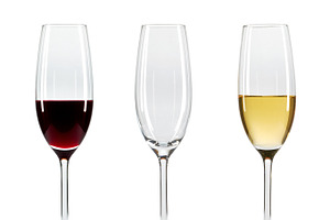 Set of three wine glasses, a Food & Drink Photo by HighRes Pictures