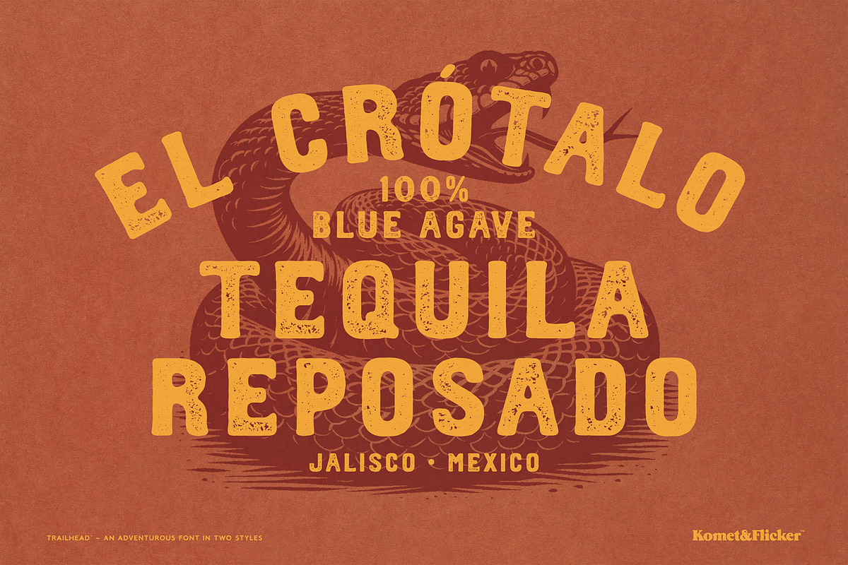 Trailhead – An Adventurous Font, a Serif Font by Komet & Flicker (Photo 8 of 15)