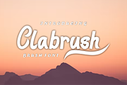Clabrush font, a Script Font by VectorCraft (Thumbnail 2 of 4)