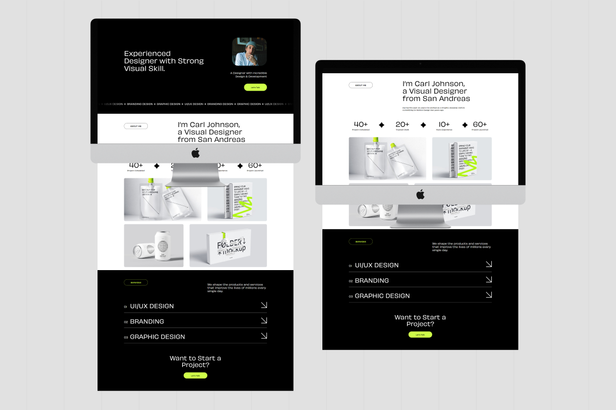 Designer Portfolio Squarespace Web, a Squarespace Template by bonjourdsgnco (Photo 5 of 11)