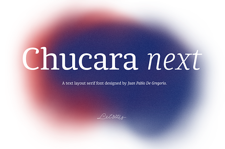 Chucara next, a Serif Font by Letritas