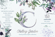 Winter wedding watercolor flowers, an Object Graphic by JSolomatina (Thumbnail 1 of 10)