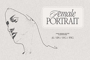 Single Line Female Portrait, a Person Illustration by TheMountBirdStudio (Thumbnail 1 of 6)