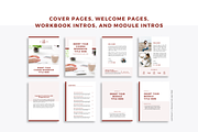 Canva Workbook Template Courses, a Magazine Template by ProductiveandFree (Thumbnail 4 of 21)