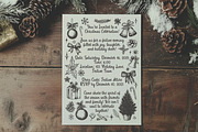 Vintage Charming Christmas Line Art, an Object Graphic by AnMark (Thumbnail 9 of 15)