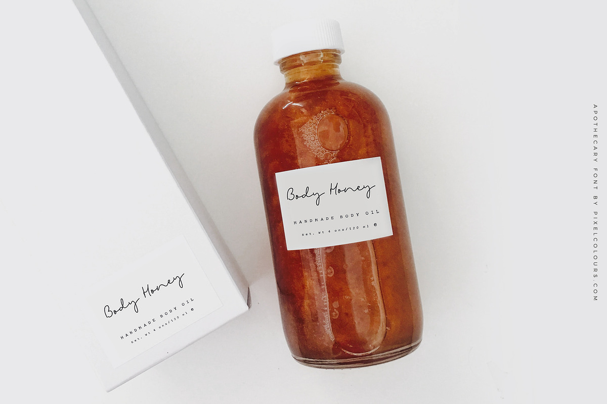 Apothecary Script Font Duo, a Script Font by pixelcolours (Photo 9 of 12)