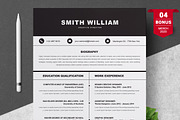 Resume/CV Bundle | 200+ for $29, a Resume Template by ResumeInventor (Thumbnail 105 of 207)