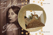 Glam Ephemera collection, an Object Graphic by DigARTbyHavroshka (Thumbnail 3 of 16)