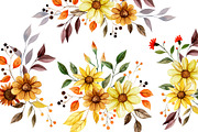 Autumn Flowers. Watercolor, a Seasonal Illustration by made by Tanya (Thumbnail 2 of 5)