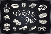 Bakery icons and calligraphy, a Food Illustration by Margo Miller (Thumbnail 8 of 30)