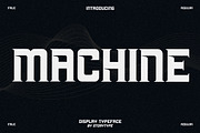 Machine Display Typeface Font, a Sans Serif Font by Storytype Studio (Thumbnail 1 of 15)