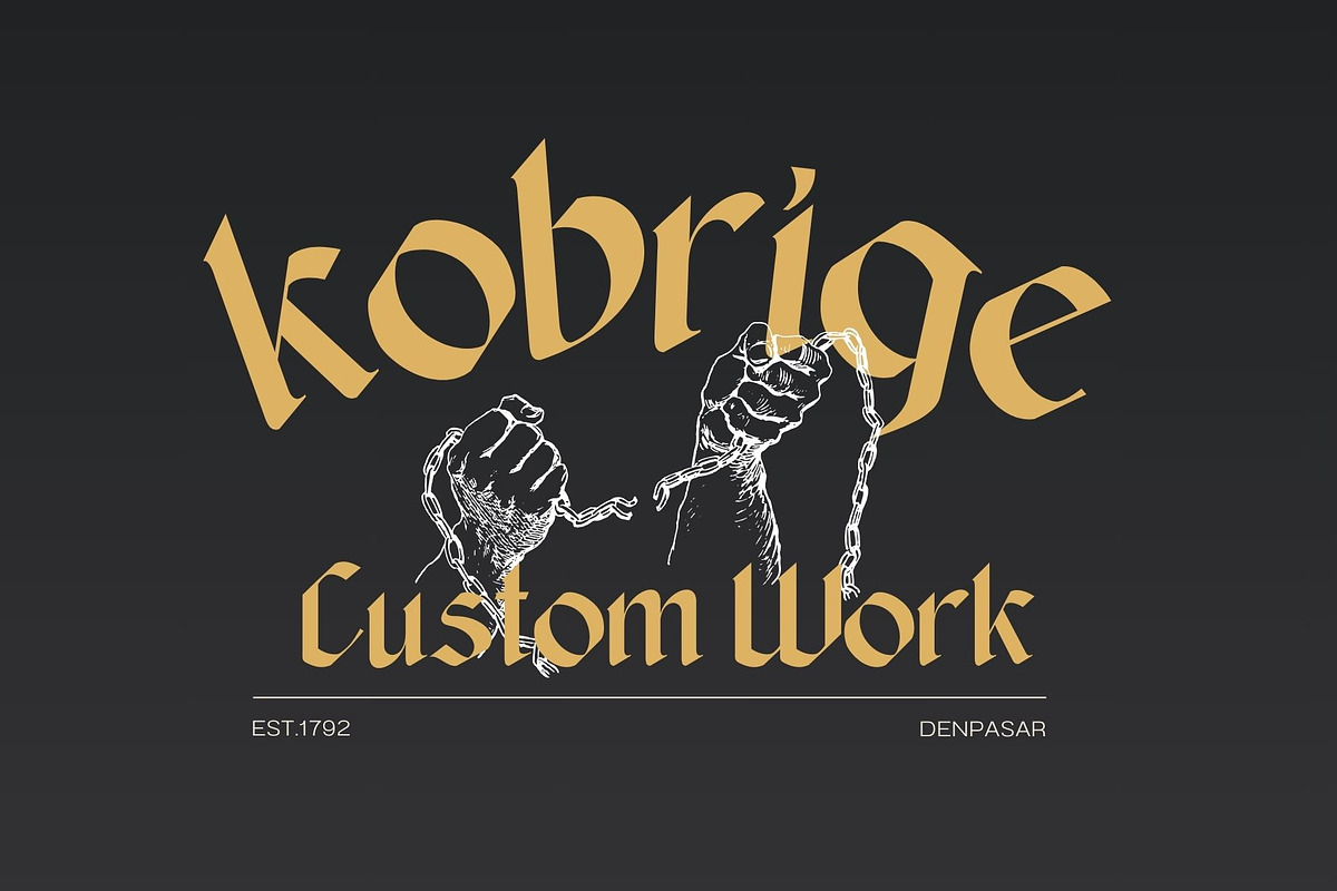 Skigrex Gothic - Blackletter Font, a Blackletter Font by Nirmana Visual (Photo 5 of 7)
