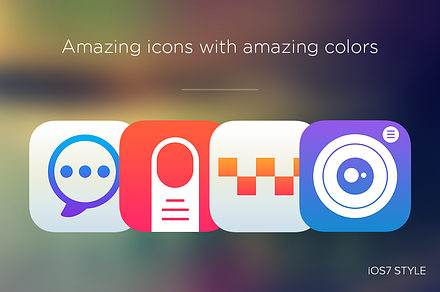 Awesome icons with awesome colors, an Icon by Ionut Zamfir