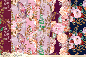 Autumn Fall Fairytales Patterns