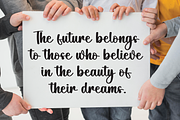 Green Crayon | Script Font, a Handwritten Font by Scratchones (Thumbnail 5 of 8)