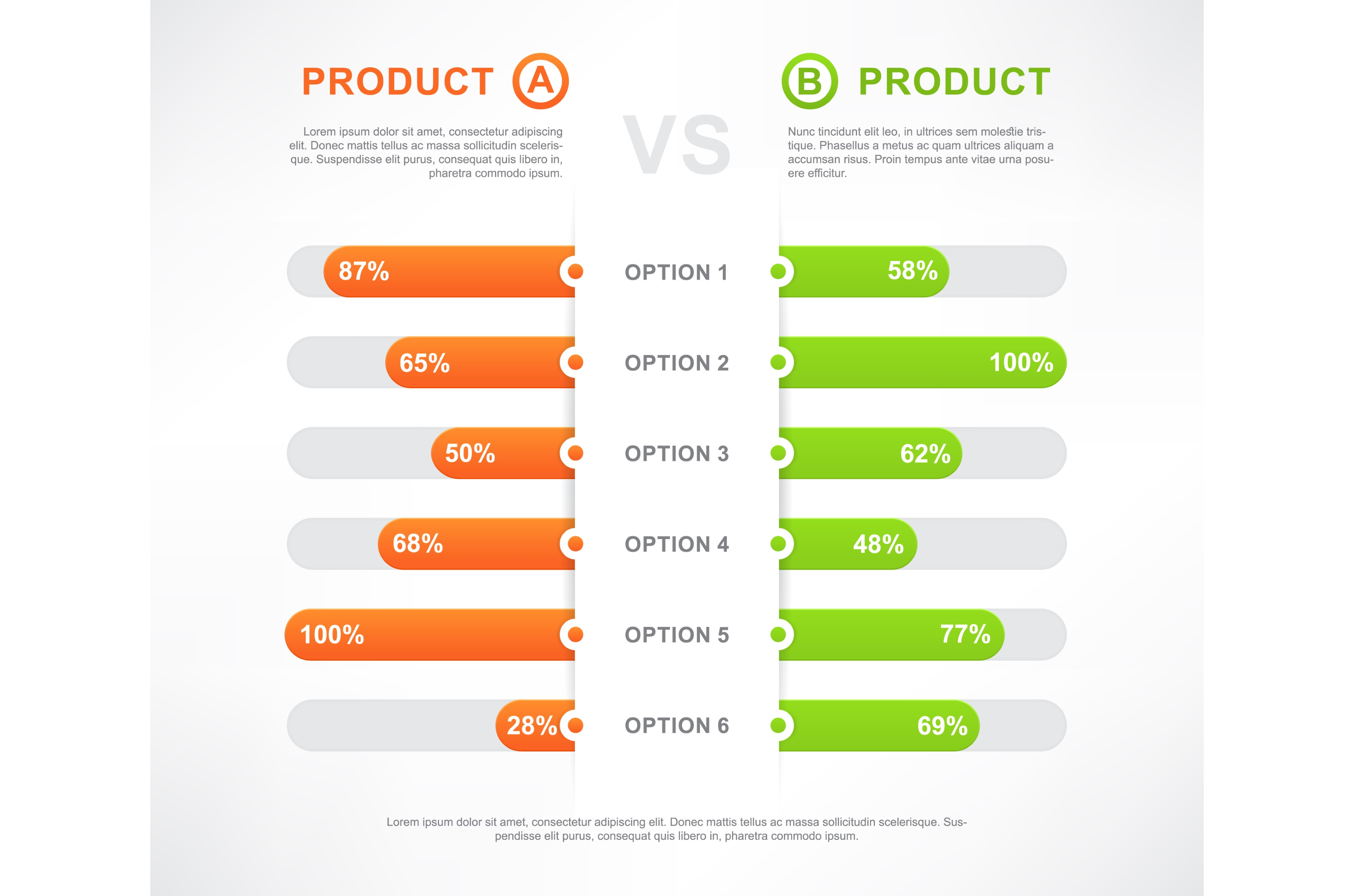 Comparison table, compare | Illustrations ~ Creative Market