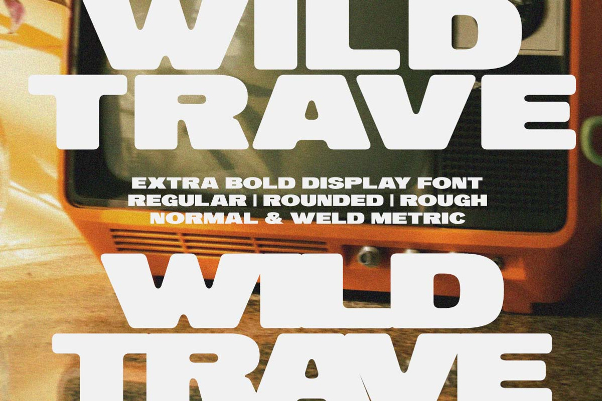 Wild Trave Nostalgic Bold Sans, a Sans Serif Font by Letterhend Studio (Photo 1 of 12)